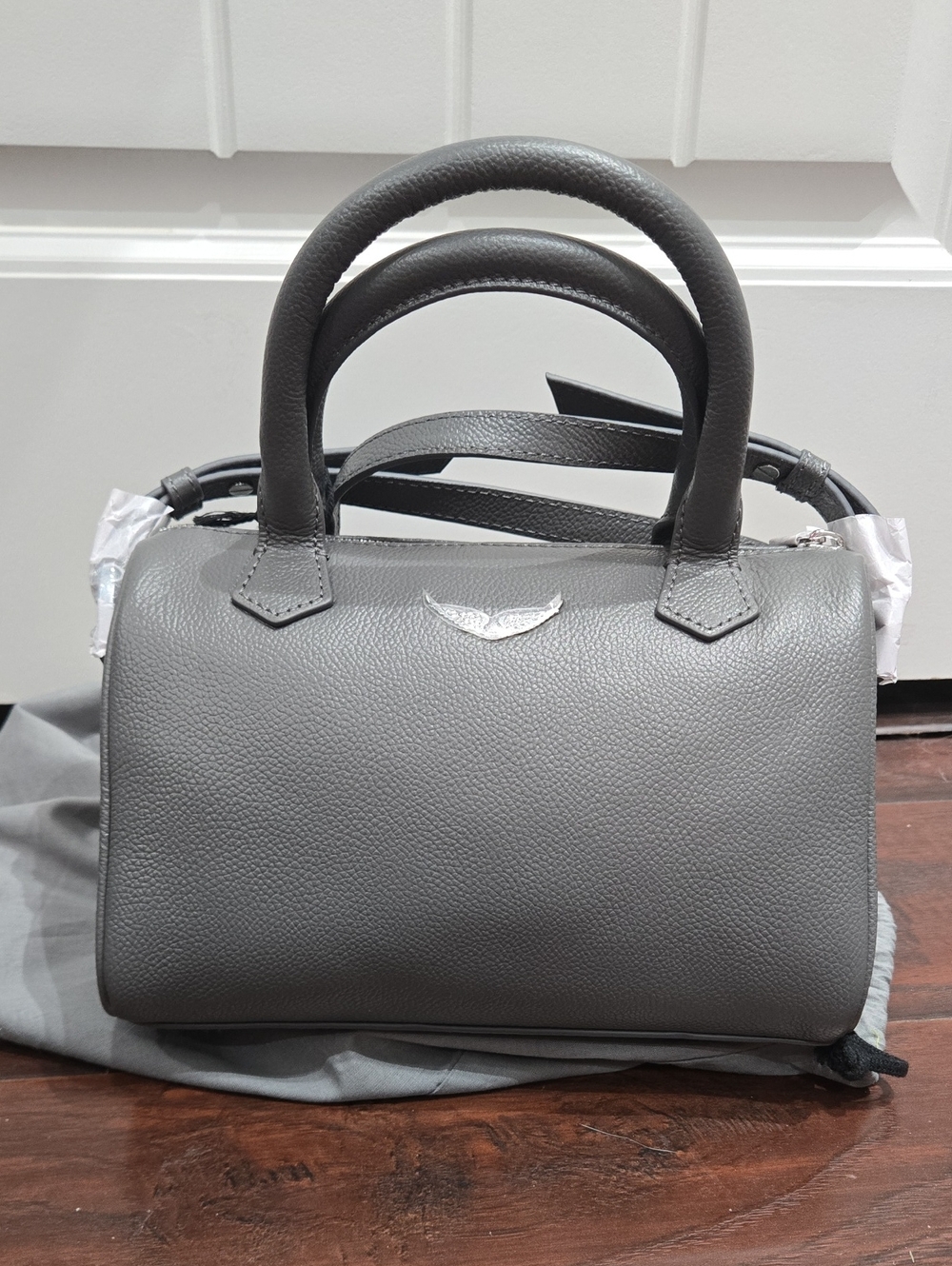 Zadig & Voltaire Pebbled Leather-Medium Sunny